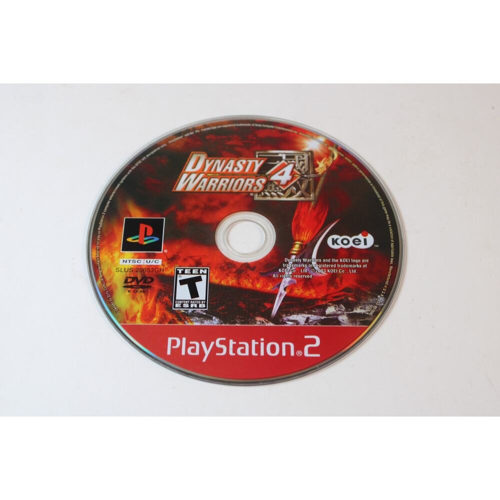 Dynasty Warriors 4 (Sony Playstation 2, PS2) Authentic, Disc Only, Tested/Works - Picture 2 of 8